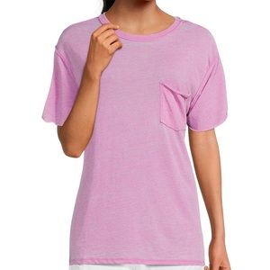 NWT Free People Vella Tee Crewneck Short Sleeve S
